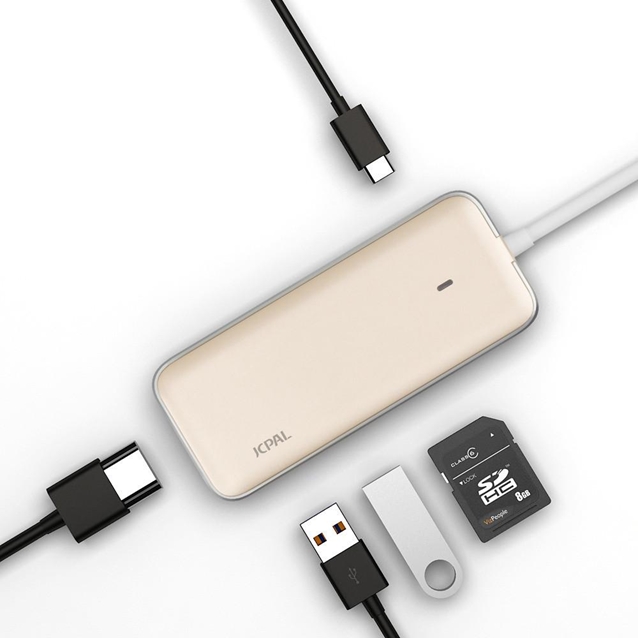 مبدل USB-C به مولتی پورت جی سی پال