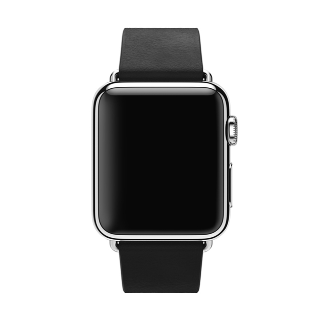 اپل واچ سری1 استیل کیس بند مدرن باکل مشکی38mm