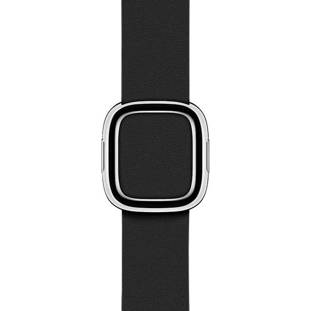 اپل واچ سری1 استیل کیس بند مدرن باکل مشکی38mm