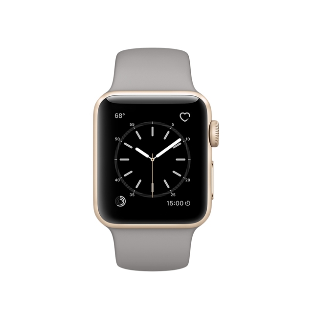 اپل واچ نسل2 گلد کیس اسپورت بند استخوانی38mm