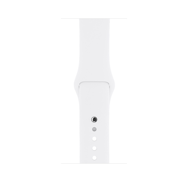 اپل واچ نسل2 سیلور کیس اسپورت بند سفید 42mm