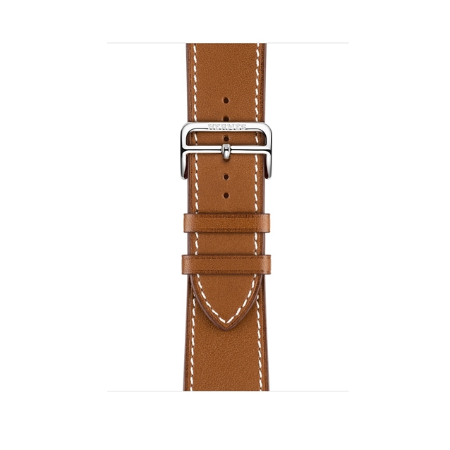 واچ سری3 هرمس 42mm مدل Deployment Buckle قهوه ای سوخته