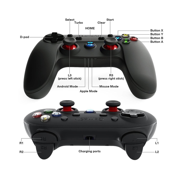 دسته بازی بلوتوث مخصوص آیفون (GameSir)