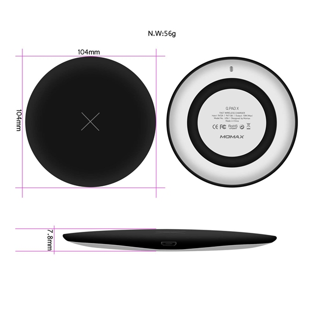 شارژر بی سیم مومکس Q.Pad X UD6W
