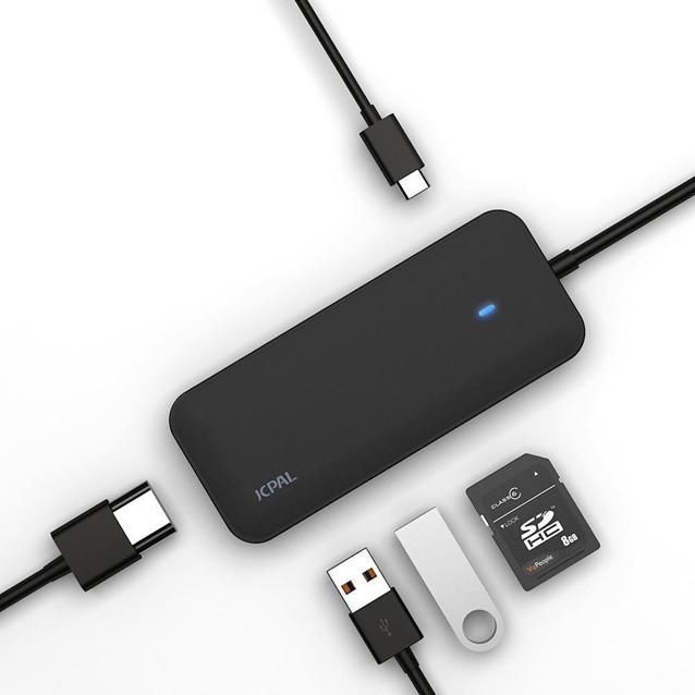 مبدل USB-C به مولتی پورت جی سی پال
