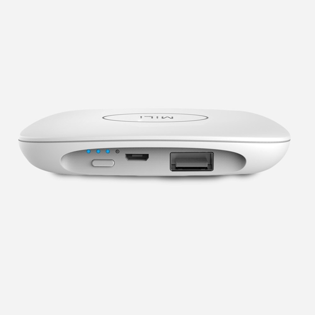 شارژر وایرلس و پاور بانک 4700mAH پاور مجیک پلاس میلی