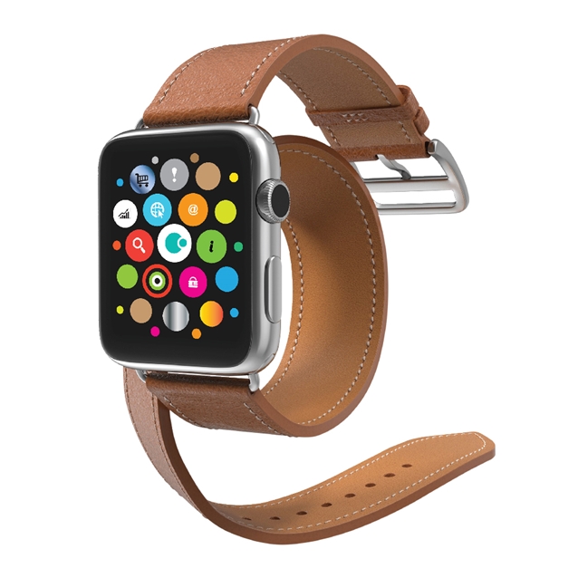 بند چرمی اپل واچ 42 میلیمتری مدل COTEetCI Leather Band