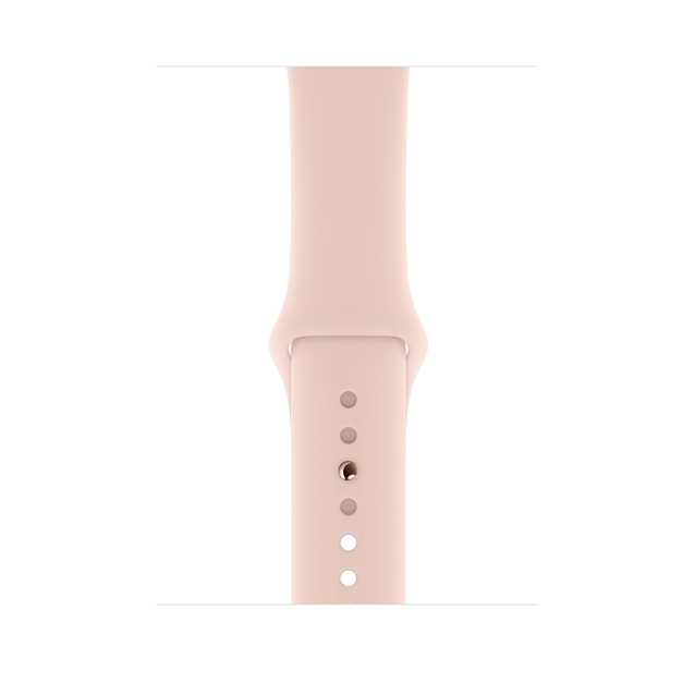اپل واچ 4 سلولار آلومینیوم گلد اسپورت بند صورتی 44mm