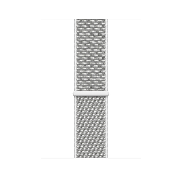 اپل واچ 4 سلولار آلومینیوم سیلور اسپورت لوپ بند سفید 40mm