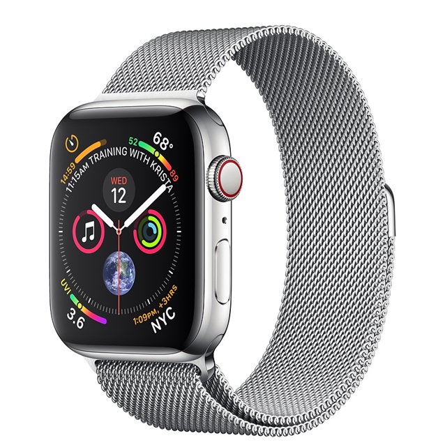 اپل واچ 4 میلانز لوپ سیلور 44mm