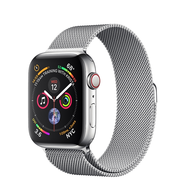 اپل واچ 4 میلانز لوپ سیلور 40mm