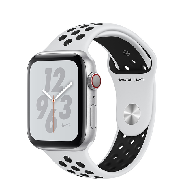 اپل واچ 4 سلولار نایک سیلور اسپورت بند سفید 40mm
