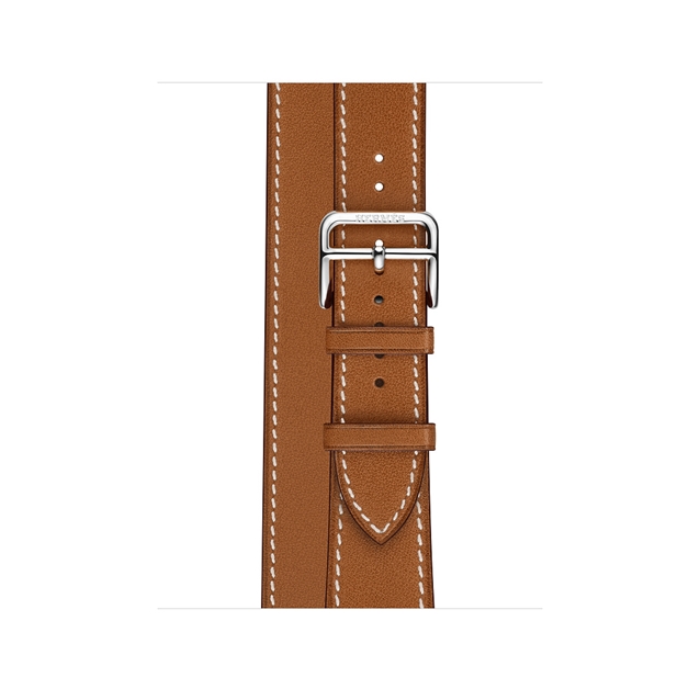 اپل واچ 4 هرمس دو دور بند قهوه ای 40mm