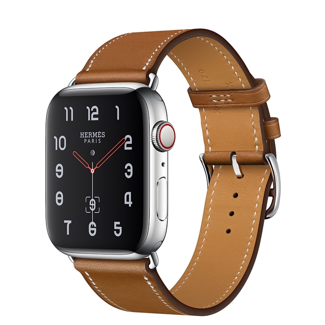 اپل واچ 4 هرمس تک بند قهوه ای 40mm