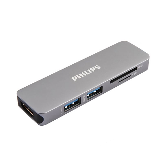 تبدیل USB-C مولتی پورت فیلیپس مدل SWR1608C/93