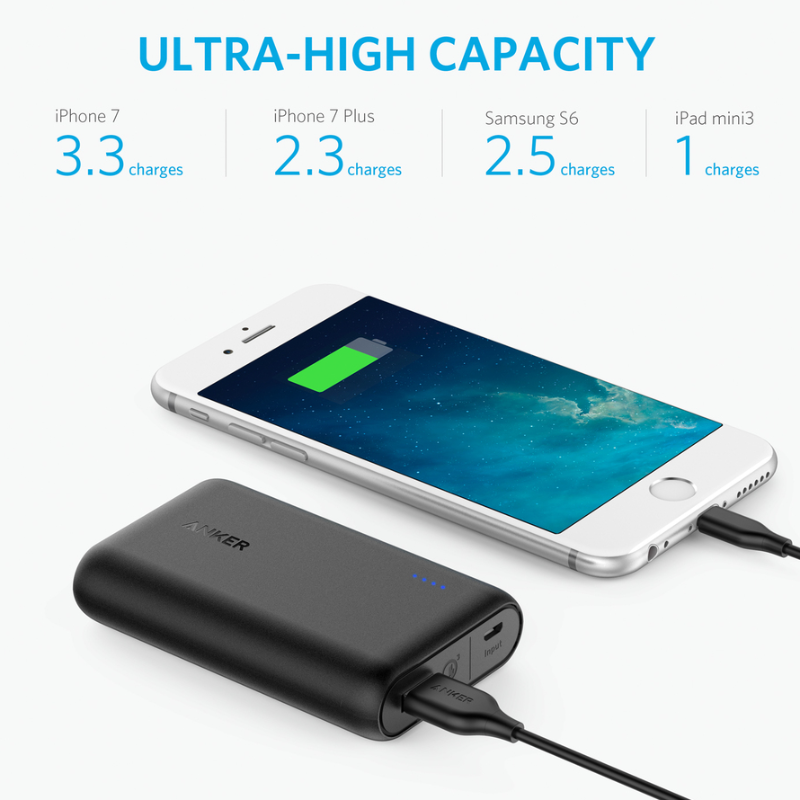 پاور بانک انکر 10000 میلی آمپر مدل PowerCore Speed 10000 QC