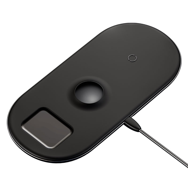 شارژر وایرلس هوشمند سه کاره بیسوس Baseus Smart 3in1 Wireless Charger