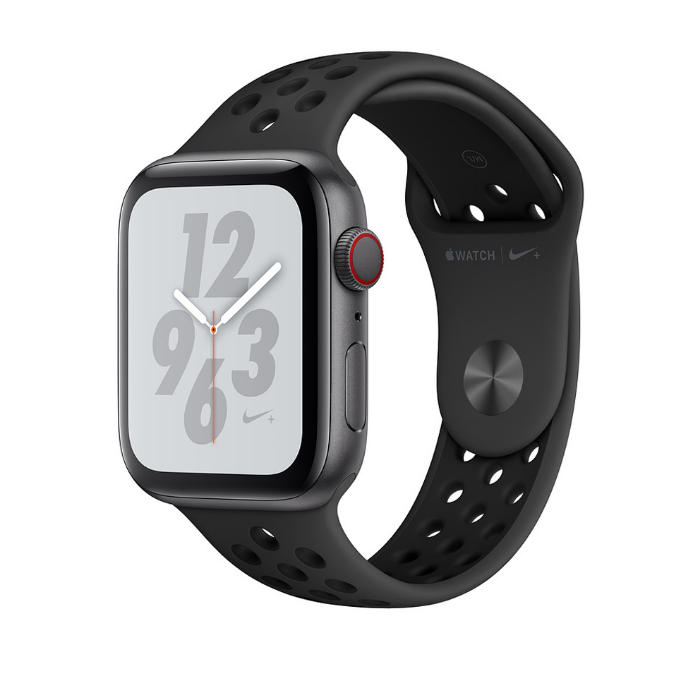 اپل واچ 4 سلولار نایک گری اسپورت بند مشکی 44mm