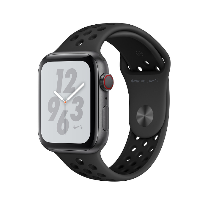 اپل واچ 4 سلولار نایک گری اسپورت بند مشکی 40mm