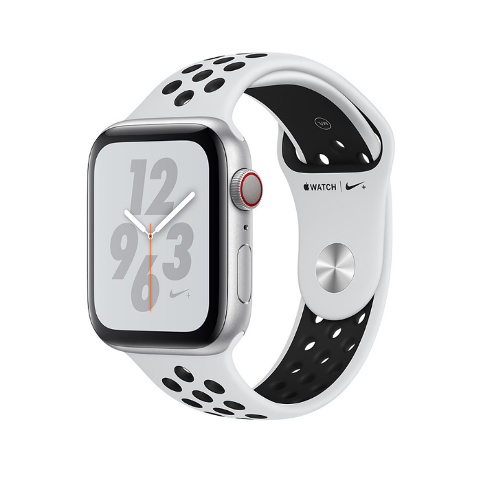 اپل واچ 4 سلولار نایک سیلور اسپورت بند سفید 40mm