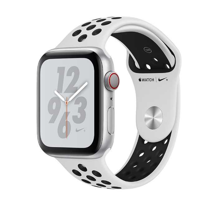 اپل واچ 4 سلولار نایک سیلور اسپورت بند سفید 44mm