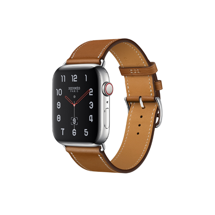 اپل واچ 4 هرمس تک بند قهوه ای 44mm