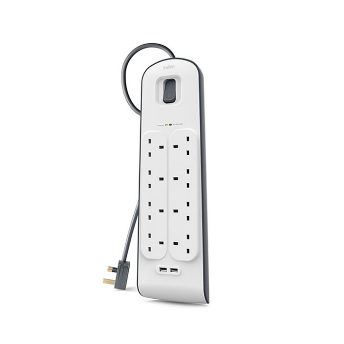 محافظ خروجی برق 8 تایی + دو خروجی USB بلکین