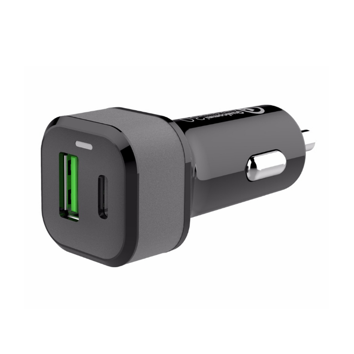 شارژر فندکی Type-C و USB جینیا