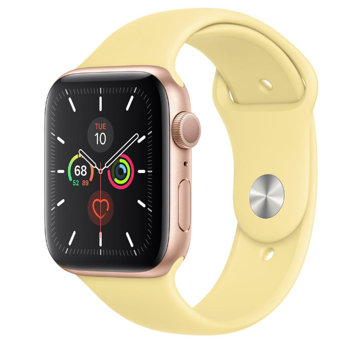 اپل واچ 5 آلومینیومی گلد اسپورت بند 44mm