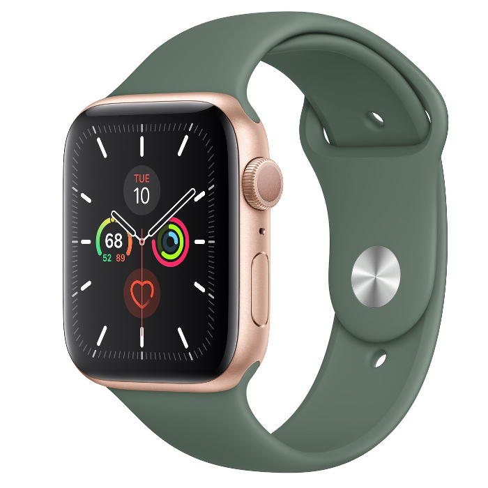 اپل واچ 5 آلومینیومی گلد اسپورت بند 44mm
