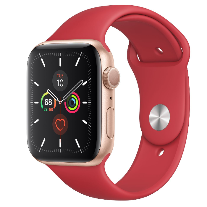 اپل واچ 5 آلومینیومی گلد اسپورت بند 44mm
