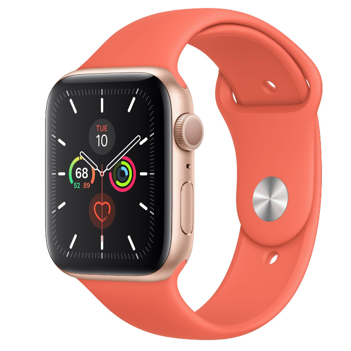 اپل واچ 5 آلومینیومی گلد اسپورت بند 44mm