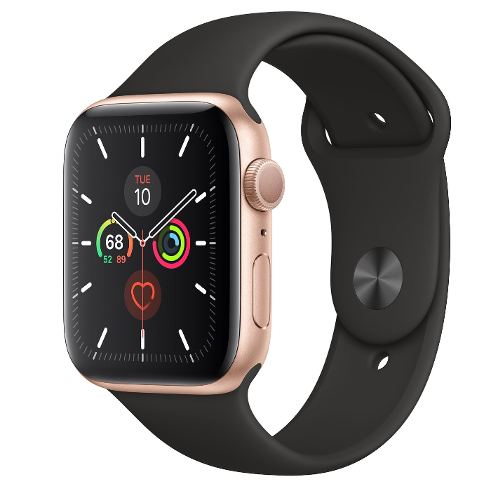 اپل واچ 5 آلومینیومی گلد اسپورت بند 44mm