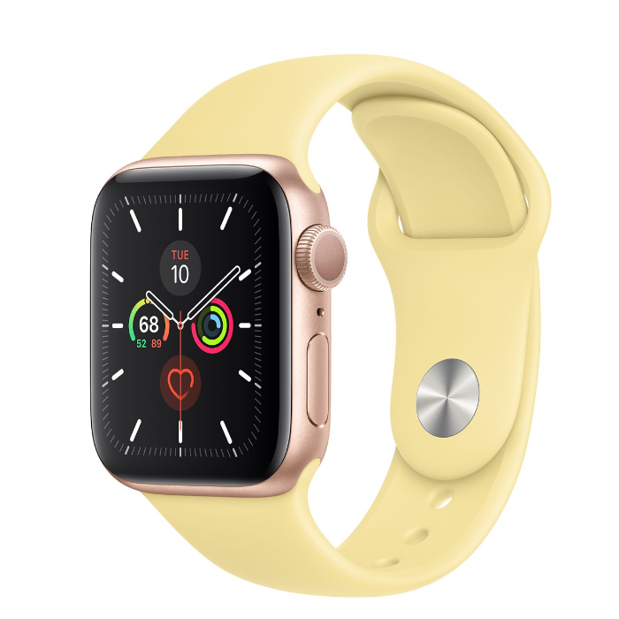 اپل واچ 5 آلومینیومی گلد اسپورت بند 40mm