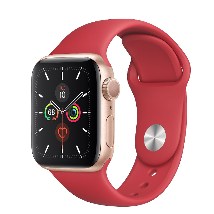 اپل واچ 5 آلومینیومی گلد اسپورت بند 40mm