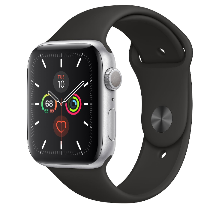 اپل واچ 5 آلومینیومی سیلور اسپورت بند 44mm