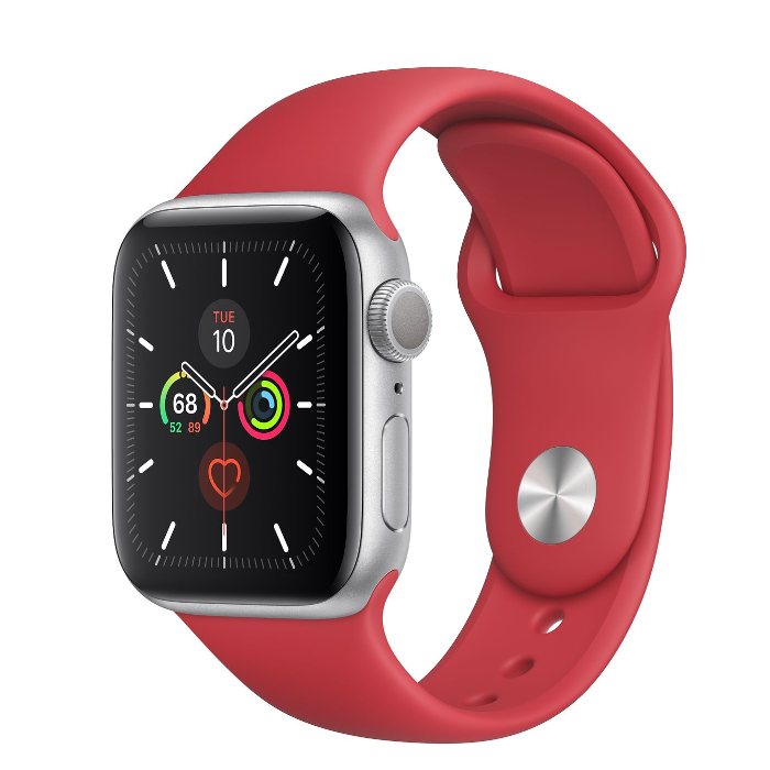 اپل واچ 5 آلومینیومی سیلور اسپورت بند 40mm