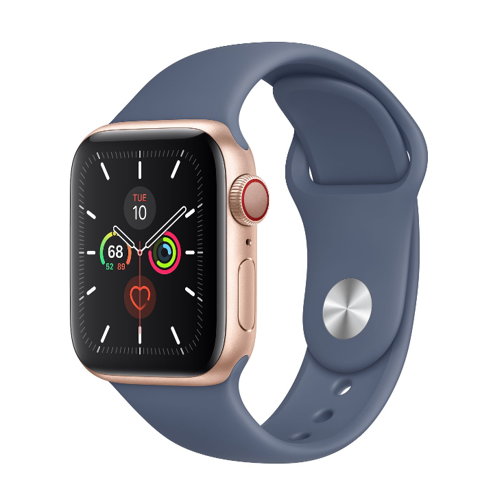 اپل واچ 5 سلولار آلومینیومی گلد اسپورت بند 40mm