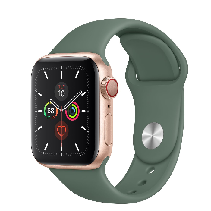 اپل واچ 5 سلولار آلومینیومی گلد اسپورت بند 40mm