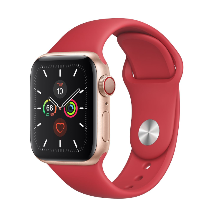 اپل واچ 5 سلولار آلومینیومی گلد اسپورت بند 40mm