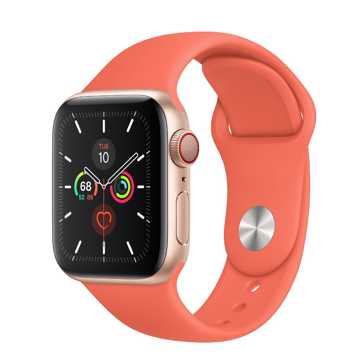 اپل واچ 5 سلولار آلومینیومی گلد اسپورت بند 40mm