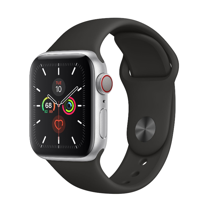 اپل واچ 5 سلولار آلومینیومی سیلور اسپورت بند 40mm