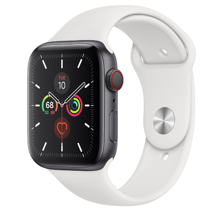 اپل واچ 5 سلولار آلومینیومی مشکی اسپورت بند 44mm