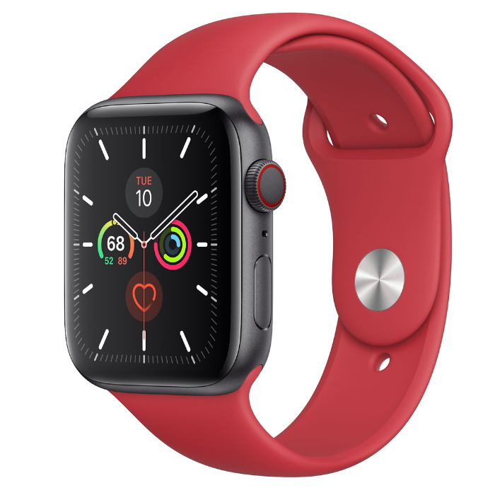 اپل واچ 5 سلولار آلومینیومی مشکی اسپورت بند 44mm