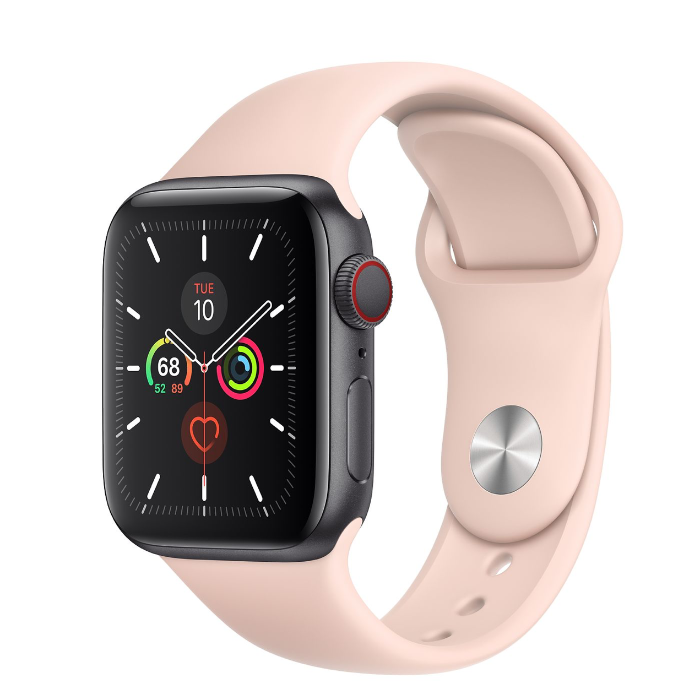 اپل واچ 5 سلولار آلومینیومی مشکی اسپورت بند 40mm