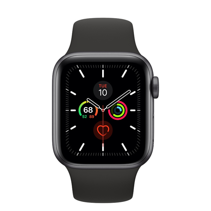 اپل واچ 5 آلومینیومی مشکی اسپورت بند 40mm