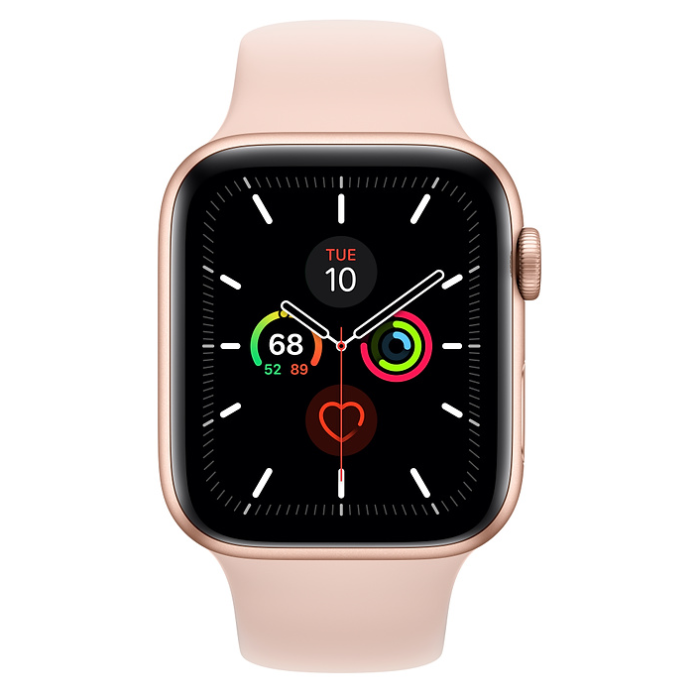 اپل واچ 5 آلومینیومی گلد اسپورت بند 44mm