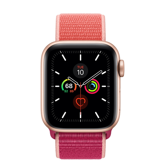 اپل واچ 5 آلومینیومی گلد اسپورت لوپ 40mm
