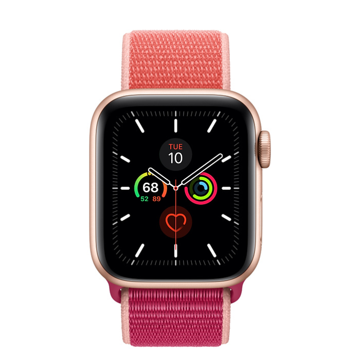 اپل واچ 5 سلولار آلومینیومی گلد اسپورت لوپ 40mm