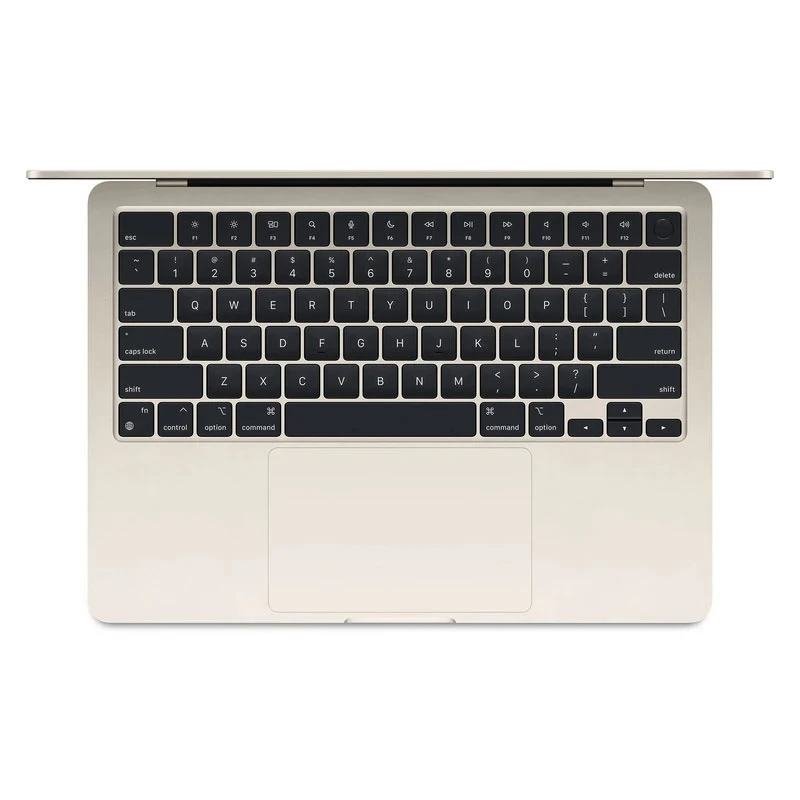 مک بوک ایر 13.6 اینچی اپل استارلایت مدل 2025 MC6A4 LLA-M4-24GB RAM-512GB SSD